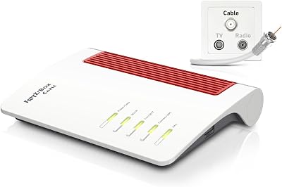 FRITZ!Box 6660 Cable WiFi Router Gigabit Dual-Band 2.4GHz 5GHz White