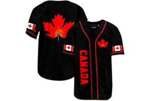 Canada Baseball Jersey S 5XL