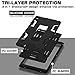 SKYLMW All-New Amazon Fire HD 8 (2016 6th Generation) Case,[Kickstand Feature],Shock-Absorption/High Impact Resistant Heavy Duty Armor Defender Case,Black
