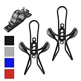 Lumintrail 2 Pack Bike Bottle Holders w/ Handlebar Mount Adapter lightweight aluminum alloy bicycle water cage