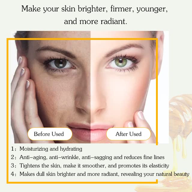 Retinol Collagen Cream with Hyaluronic Acid for Face Moisturizing and Anti Aging; Facial