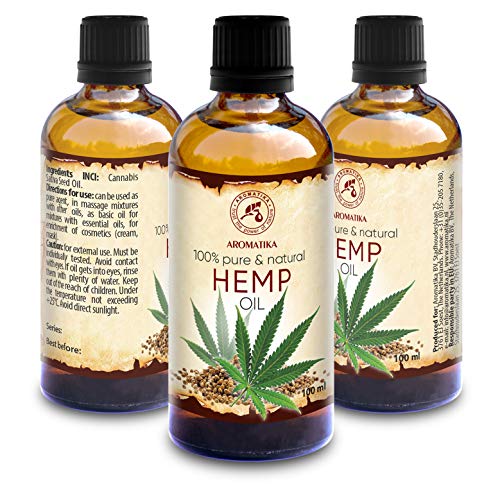 Hemp seed oil 100ml - 100% Pure & Natural Hemp Seed Oil - Benefits for Skin - Hair - Face - Body - Great for Beauty - Relax - Massage - Glass Bottle - Image 5