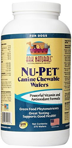 ARK NATURALS PRODUCTS for PETS 326049 270 Count Nu-Pet Canine Wafers Chewable Tabs for Pets