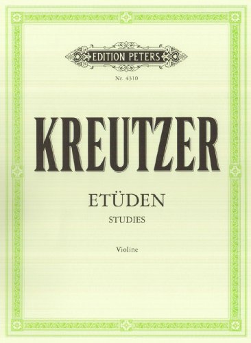 42 Etüden (Capricen): für Violine Solo by Rodolphe Kreutzer