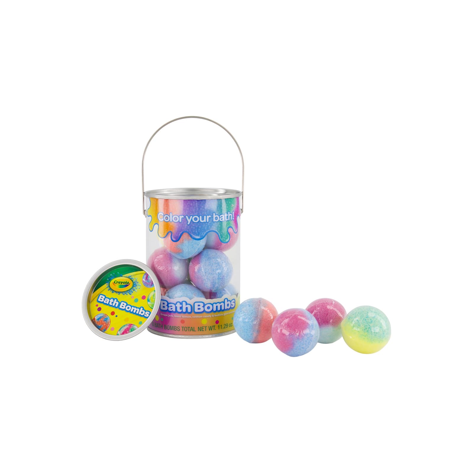 Crayola Bath Bombs Bucket 8 Count (2 Pack)