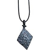 NauticalMart Forged Iron Othala Odal Rune Viking Amulet Runic Nordic Pendant Talisman Necklace Viking Norse/Celtic Jewelry