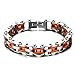 LBFEEL Stainless Steel Silicone Motorcycle Bike Chain Bracelet in 6 Colors