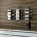 brightmaison Alex Wine Rack Wall Mounted, Wine Bottle Holder for 3 Bottles, Kitchen Organization and Wine Storage Stainless Steel