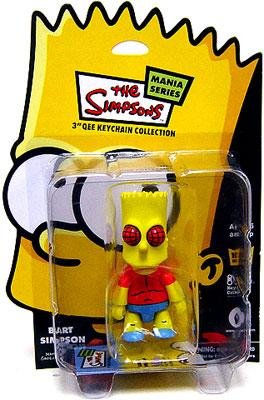 Qee: Bart Simpson Mania Series Fly Eyes Keychain