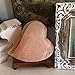 Himalayan Large 5 to 7 lbs Double Heart Salt Lamp with Dimmer Switch Cord Neem Wood Base with 2 Bulbs