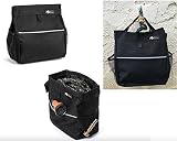 Rhino Tuff Products Flexible Expandable Garden Hose Storage Bag with Adjustable Strap and 3 Exterior Pockets Protects Lawn Accessories While Keeping Supplies at Your Fingertips (Hose Not Included)
