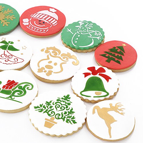 Christmas cookie stencil, food decorating stencils for …