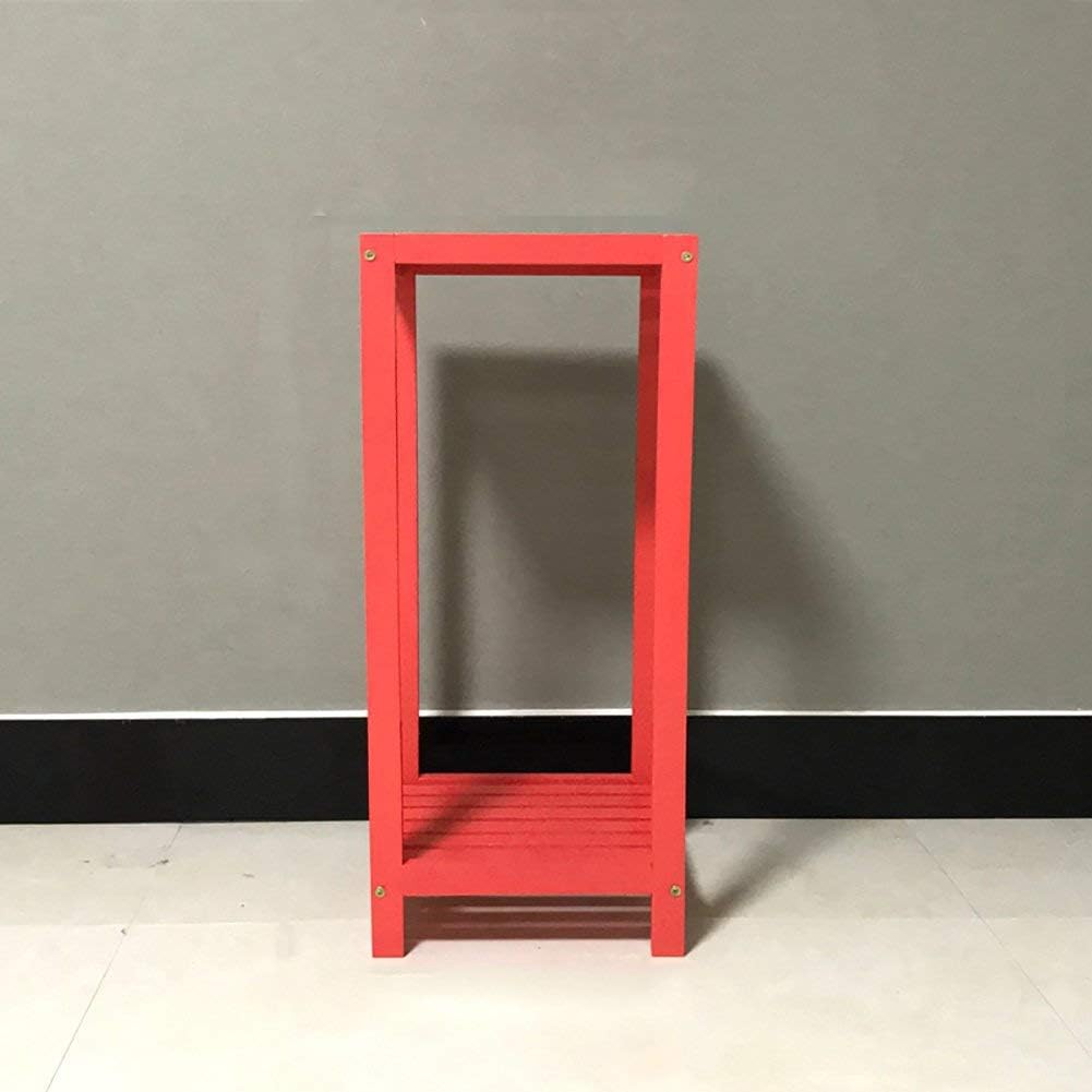 NMDD Flower Stand Flower Stool Solid Wood Stand Pot Scindapsus Multilayer Floor Living Room Indoor Stand Chlorophytum Flower Stand (Size: 2 rows at 70 cm)