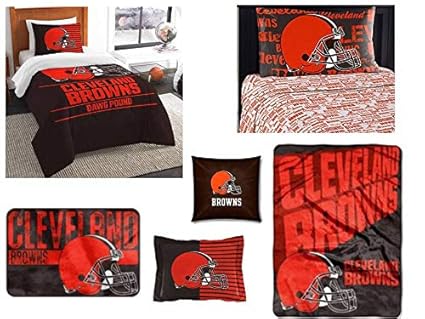 Amazon Com Northwest Nfl Cleveland Browns Ultimate 8pc Ensemble