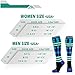 NEWZILL Medical Compression Socks for Women and Men Circulation 20-30 mmHg Best Compression Stockings for Running Athletic Travel Flight Nurses Purple