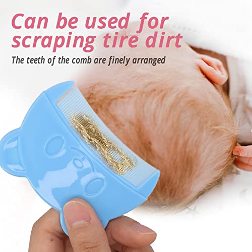 Baby Scalp Scrub Brush Baby Scalp Brush Soft Fluffy Bath Handle (Blue