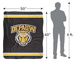 LOGOVISION DePauw University Blanket, 50x60 Primary