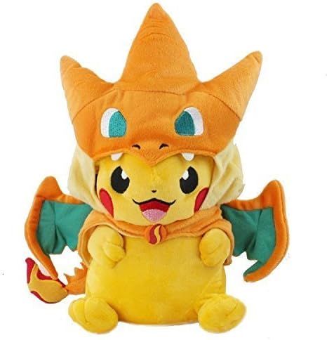 Kinglang CharYPika 10"/25cm Legendary Toy With Orange Hat Plush Soft Toy Stuffed Animal Doll