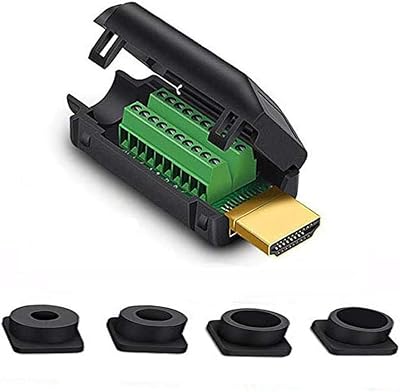 PENGLIN HDMI Solderless Male Connector, Quick Breakout Adapter Board w/ Case