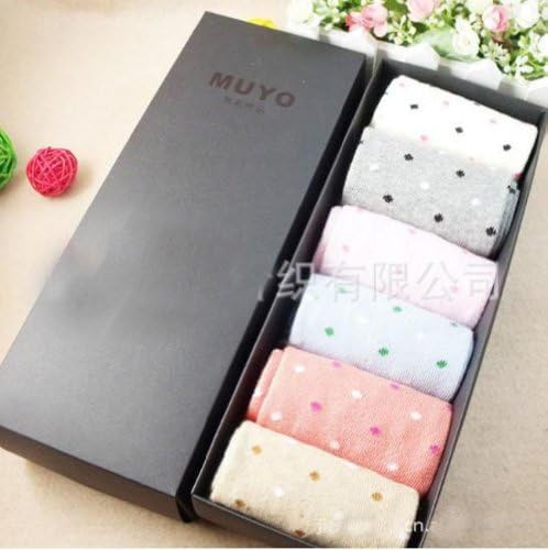 Piggy2gether - Fashion Socks Women with Gift Package (6 Pair / lot)