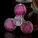 Amiley Hand Spinner toy , Spinner Fidget glitter Bling Triangle Torqbar Finger Toy (Hot Pink)