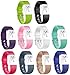 2-Pack / 4-Pack Fitbit Charge 2 Band, BeneStellar Silicone Bracelet Strap Replacement Band for Fitbit Charge 2 (10-Pack, Large(6.5