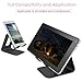 Cell Phone Stand, Ifecco Mobile Phone Holder for Tablet All Android Smartphones, iPhone 7 Plus iPad (Upgrade Black)