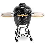 Pit Boss 71220 Kamado BBQ Ceramic Grill Cooker, 22"