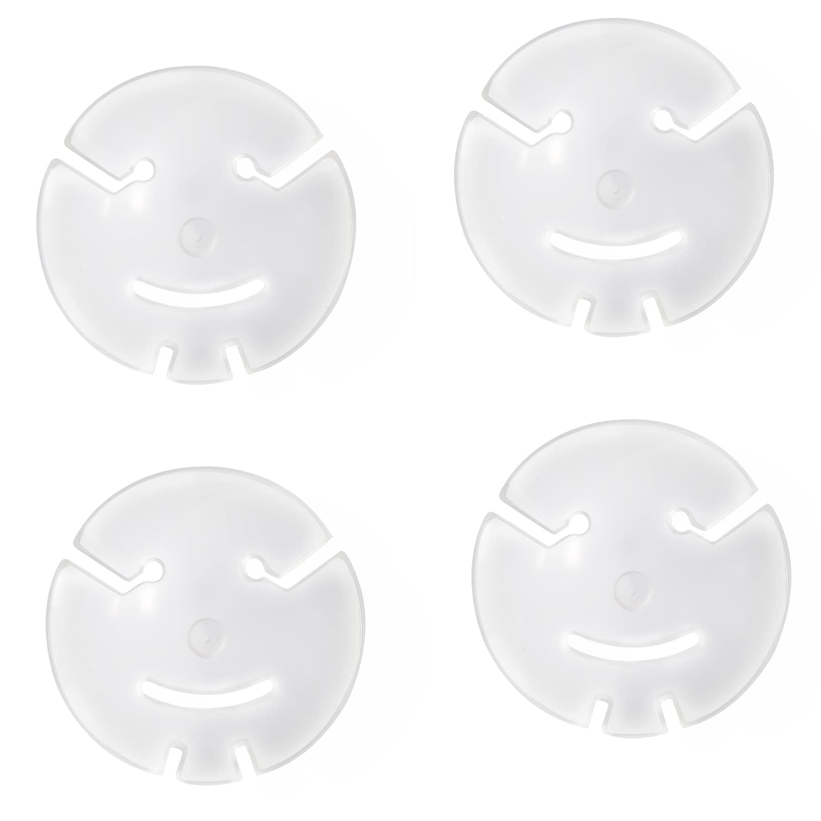 YALLOVE Reusable Balloon Cups, 4 Pack Balloon Clips Compatible with YALLOVE Telescopic Metal Balloons Column Stands