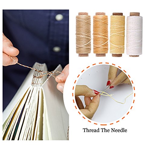 Book Binding Kits for Beginners,17 pcs Bookbinding Supplies,A Necessity