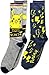 Pokemon Big Boys 2Pk Crew Socks, Assorted Dark, 10-13