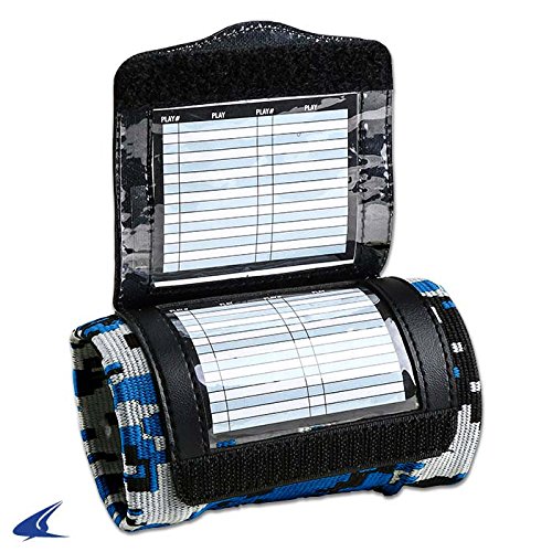 Champro Sports Wristband Playbooks,Triple, Camo Royal, Pee Wee