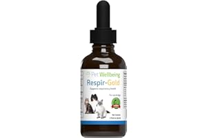 Pet Wellbeing Respir-Gold for Cats - Supports Healthy Breathing, Open Airways, Respiratory Support, Black Cumin, Horehound, G