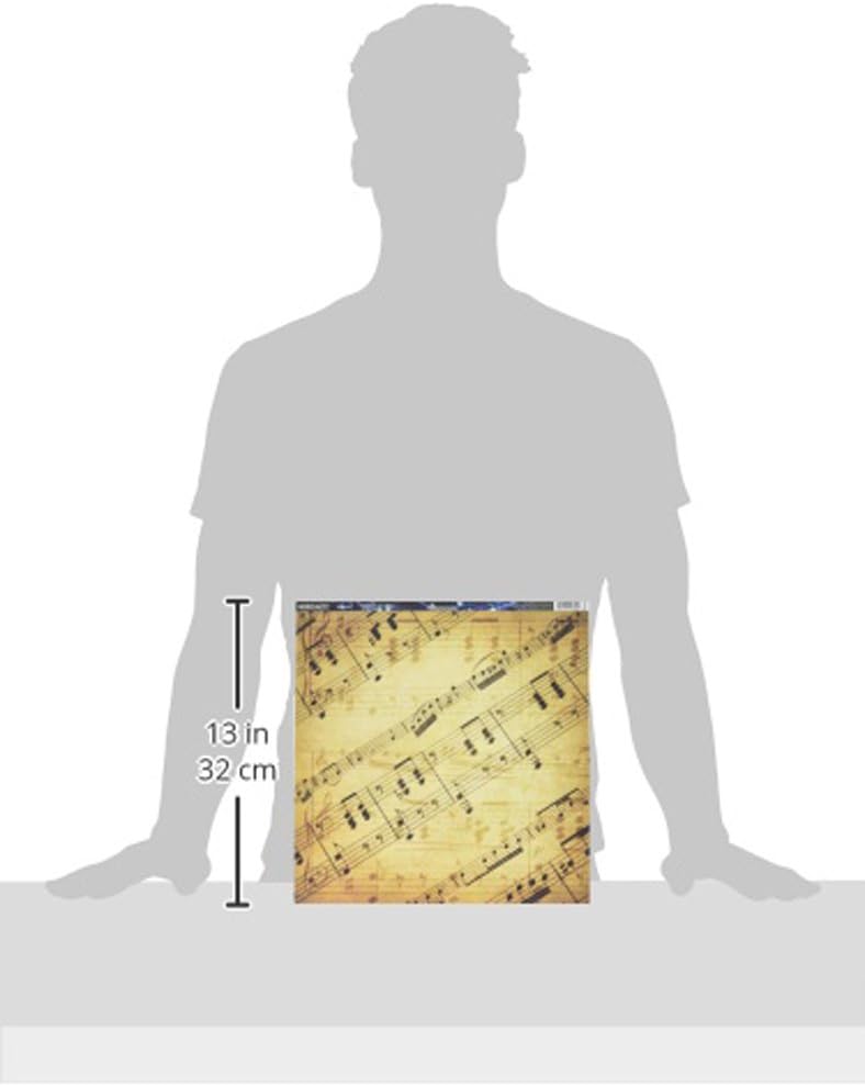 Reminisce Double-Sided Cardstock x 12-inch Music 25 Sheets per Pack, Other, Multicoloured, 0.02x30.48x31.75 cm - Image 4