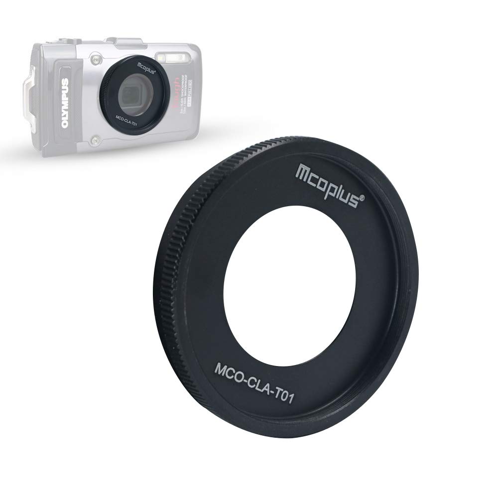 Mcoplus MCO-CLA-T01 Filter Adapter Ring for Olympus Tough TG-6 TG-5 TG-4 TG-3 TG-2 TG-1 as Olympus Fish Eye Wide-angle Lens Converter, Replace Olympus CLA-T01