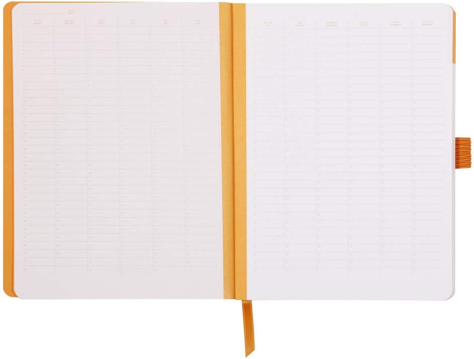 RHODIA 117790C - Soft Notebook Meeting Purple - A5+ - Pre-Printed Date/Notes/Action - Image 3