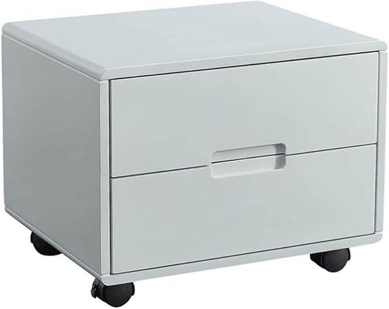Kutera White Wooden Bedside Table With Wheels With 2 Drawers Eco Friendly Paint Capacity Side Table Suitable For Living Room Bedroom Hotel Bedside Table Amazon Co Uk Kitchen Home