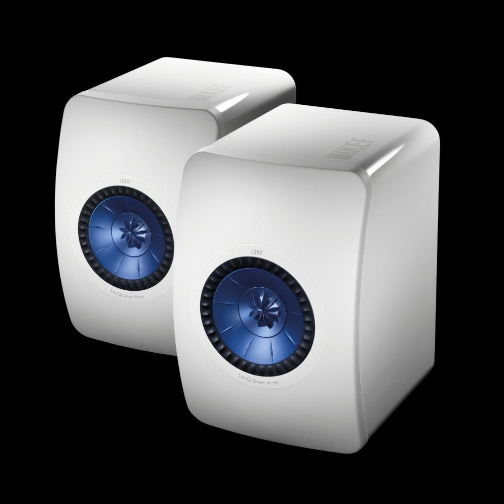 KEF LS50 Mini Monitor - High Gloss White (Pair)