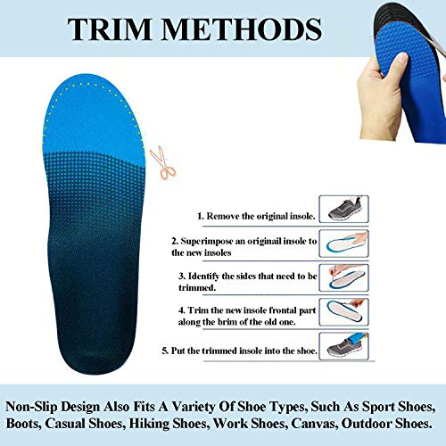 Plantar Fasciitis Insoles, Full Length Orthotic Inserts High Arch