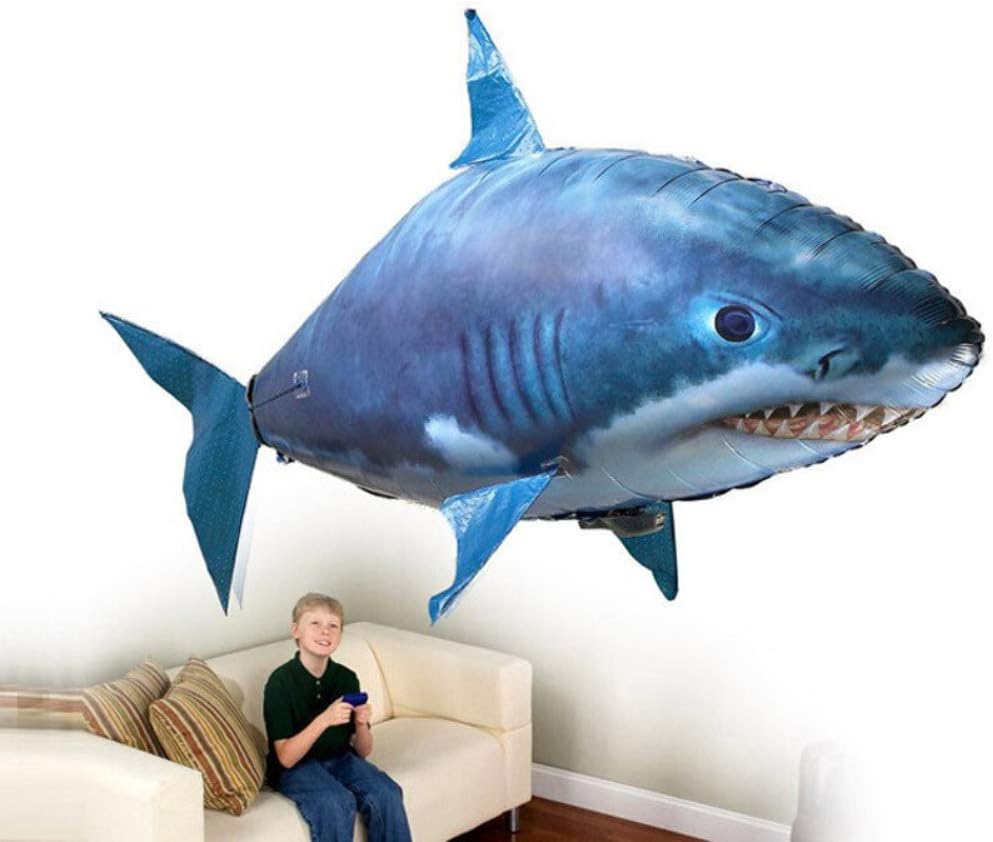 hereubuy Air Swimmers Remote Control Flying Shark Clownfish - 158cm - Ideal for kids