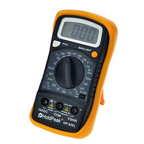 Digital Meter Multimeter Amp Ohm Voltmeter Tester Fluke with hFE Test