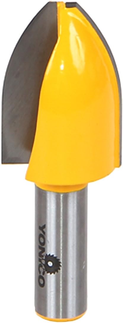 Yonico 12145 - Vertical Raised Panel Router Bit, Cove - Cutting Height: 1-1/2" - 1/2" Shank, 1/2 Inch