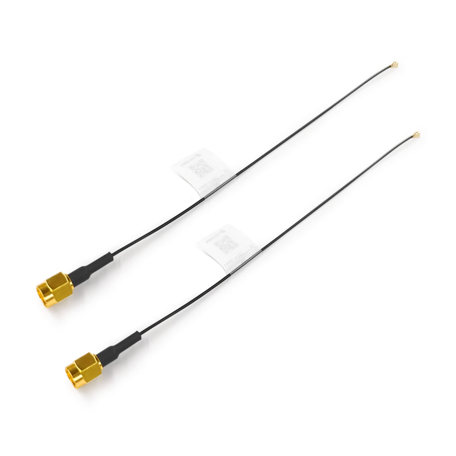 TOJOIN 2PCS SMA Male to UFL Female 1.13mm RF Coaxial Cable 6GHZ Low Loss for Wireless Routers, Mini PCIe Cards (20cm)