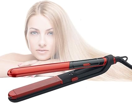 ladies hair straightening