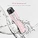 ARCHEER Mini Painless Hair Remover - Portable Electric Facial Hair Shaver for Women Face, Lip, Chin, Cheek Fine Hair Removal, Pink