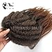 3Pcs Hot Sale 18'' 100g Afro Kinky Curly Twist Hair Crochet Braids Marley Braid Hair Extension Senegalese Twist Crochet Braiding Hair (1B/30#)