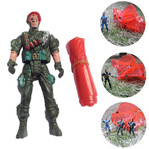 Aland Toy Army Movable Soldier Parachute Airborne Game Action Figures Collection Kids Toy Random Color & Style - Thumbnail 5