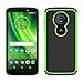 Moto G6 Play Case, SYONER [Shockproof] Defender Phone Case Cover for Motorola Moto G Play 6th Generation [Green]
