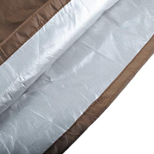 Gekufa Pyramid Torch Patio Heater Cover Heavy Duty Waterproof Propane Cover, 21 x 21 x 90 Inch