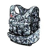 Swift360 Weighted Vest for Men 40lbs Adjustable Female Fitness Gear Cross-fit Training Exercise Camouflage (without Shoulder Pads)